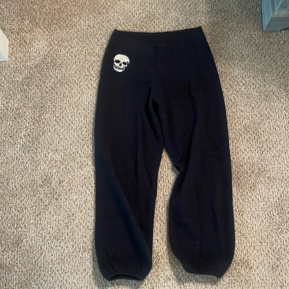 Skull cashmere sweatpants